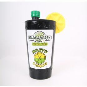   MOJITO LEMON CUKORMENTES BODZA KOKTÉL ÉS LIMONÁDÉ SZIRUP (1 liter)