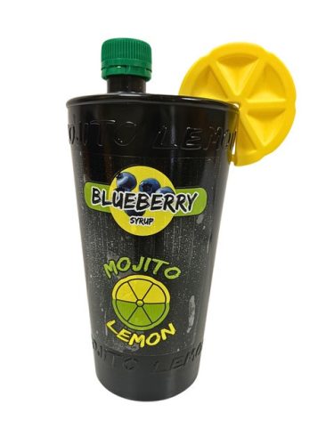 MOJITO LEMON ÁFONYA KOKTÉL ÉS LIMONÁDÉ SZIRUP (1 liter)